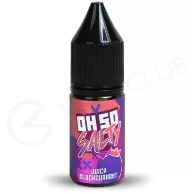 Juicy Blackcurrant Nic Salt E-Liquid by Oh So Salty