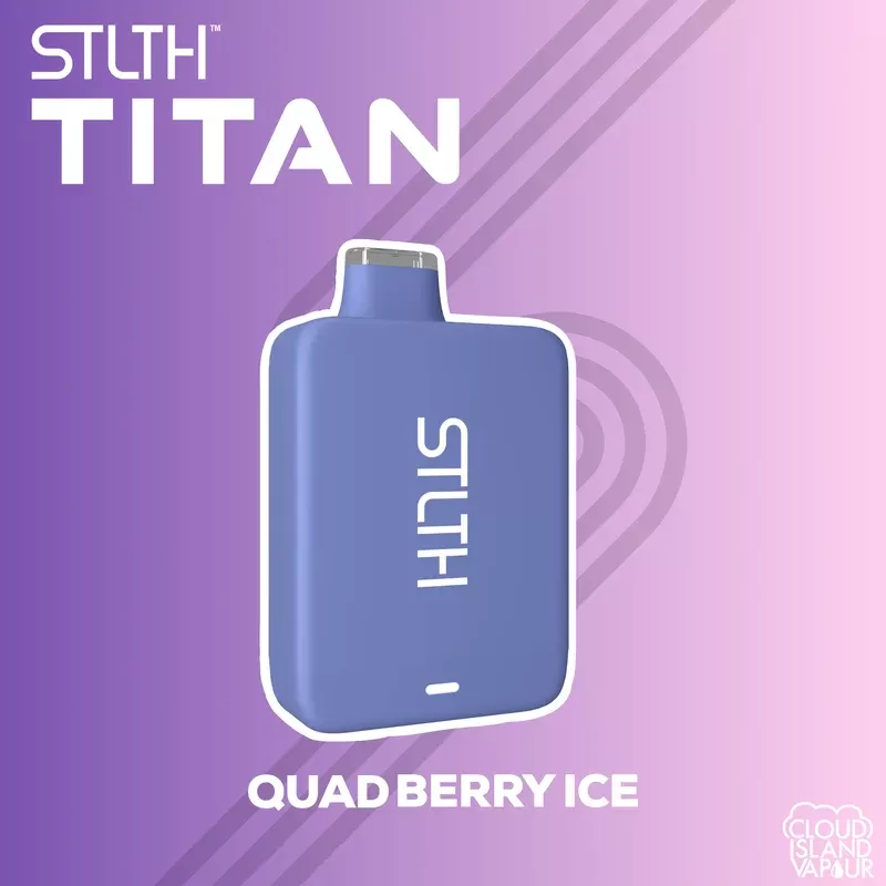 STLTH TITAN 10K Disposable Vape – Quad Berry Ice