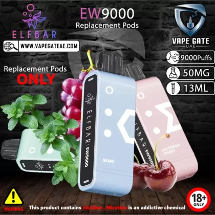 ELF Bar EW9000 Puffs Replacement Pods - Lychee Funta (Pods) / 50 mg