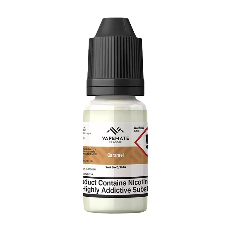 Vapemate Classic Caramel 10ml - 50VG / 50PG / 18mg - Ecigwizard