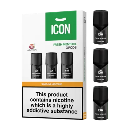 ICON Vape Fresh Menthol Pods (Pack of 3) - Ecigwizard
