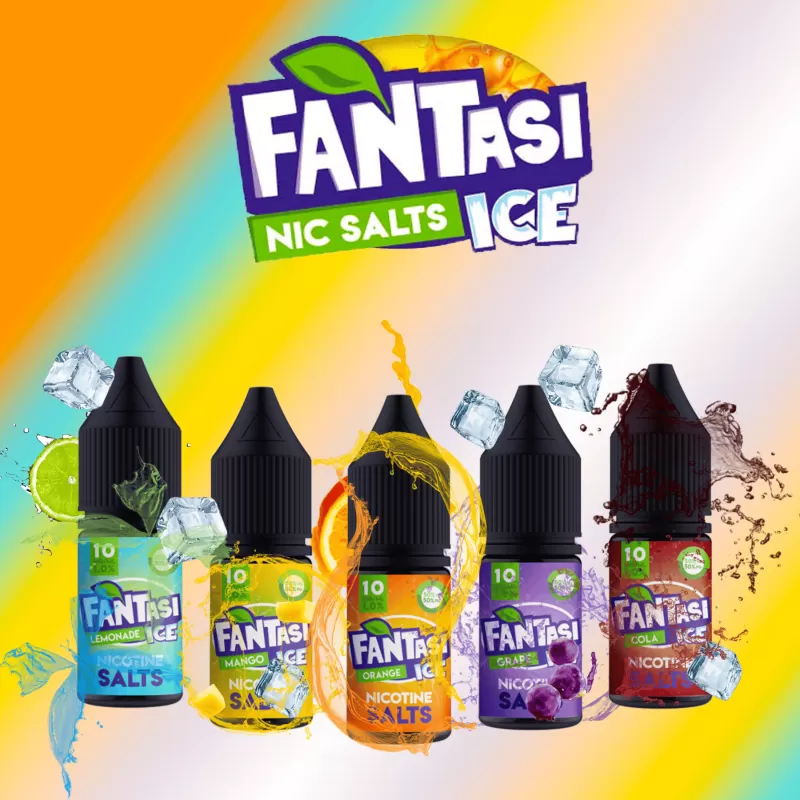Blueberry Bubblegum Ice (Bar) Fantasi Nic Salt E-Liquid 50/50VG – 10ml – TPD - Vapestorm Co - Image 2