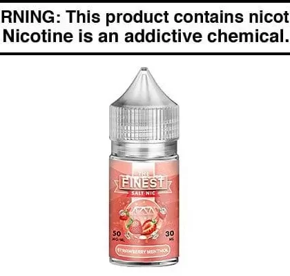 STRAWBERRY MENTHOL BY THE FINEST SALT NIC 30ML - Vapejuice