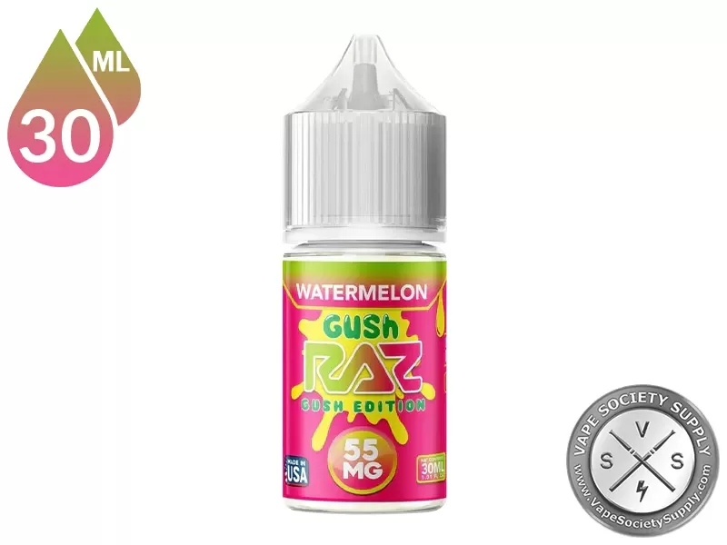 Watermelon Gush Pod Juice x RAZ Salt 30ml - Vape Product, Vape Product - Image 3