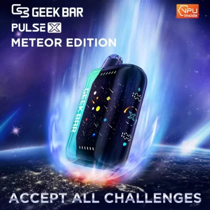 Geek Bar Pulse X 25K Puff "METEOR EDITION" Rechargeable Disposable Device – 25000 Puffs - Strawberry Watermelon