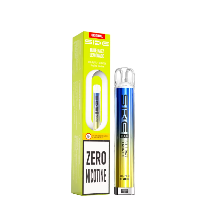 Box Of 10 – SKE Crystal Bar 600 0mg (0%) Prefilled Vape Kit – Nicotine Free - Vape Co - Image 3