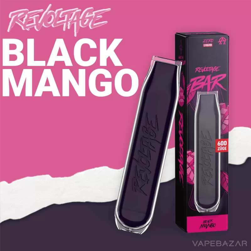 Revoltage Bar – Black Mango - Aupo; 20mg/ml, Nikotinfrei; Vape Product - Image 2