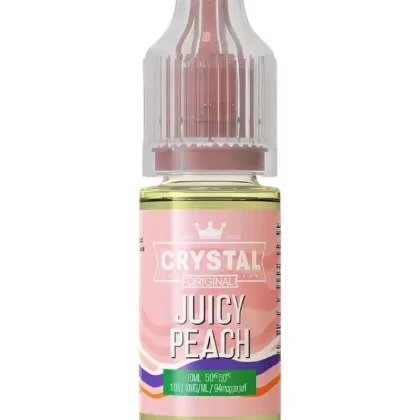 SKE Crystal Juicy Peach Nic Salt Vape Juice - Strength