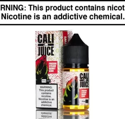 Frozen Strawberry Kiwi by Cali Juice Salt 30mL - Vape Product, Vape Product