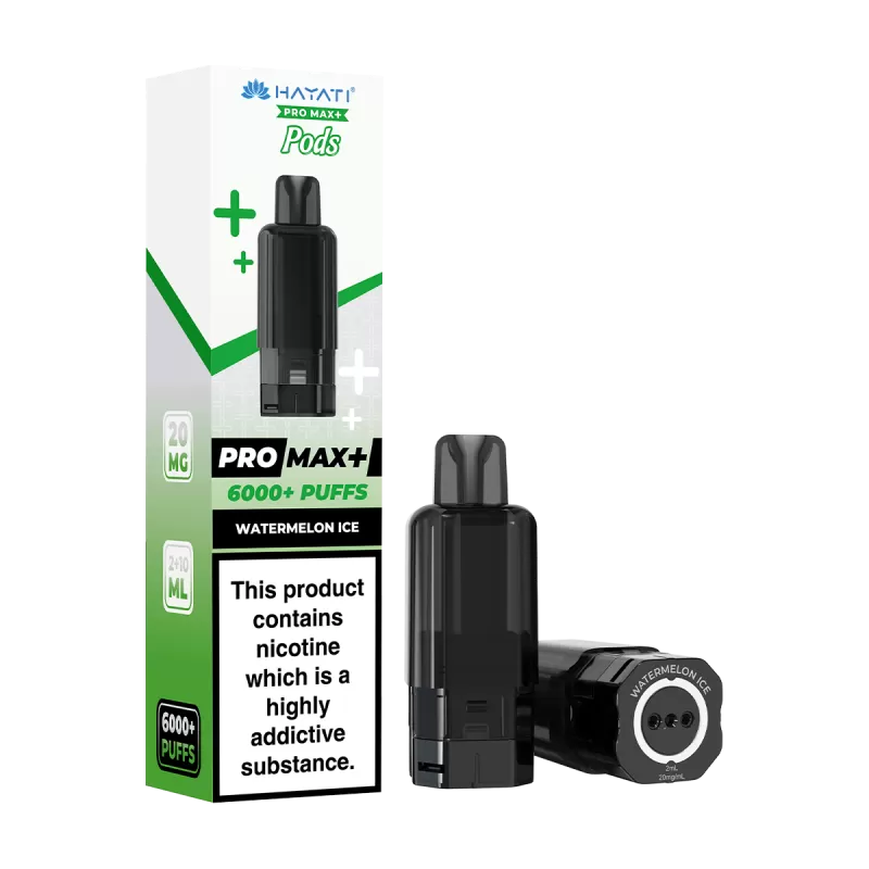 Watermelon Ice Hayati Pro Max+ Refill Pack - 20mg - Vape Product (E8DFEF)