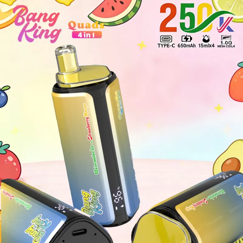 Bang King 250K 4-in-1 Disposable Vape - Vapeq10 - Image 2