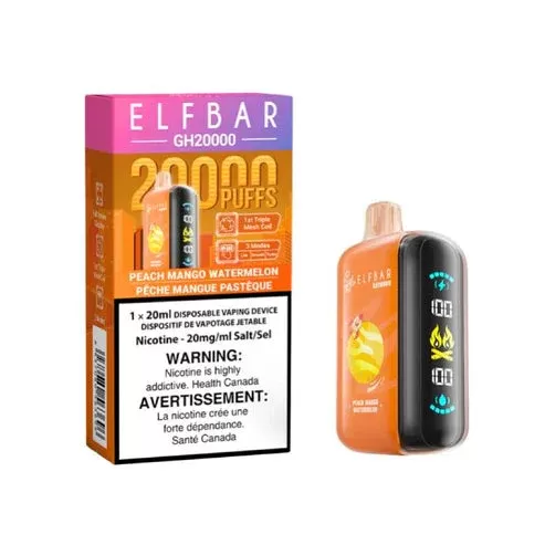 Elf Bar 20K Puffs – Peach Mango Watermelon