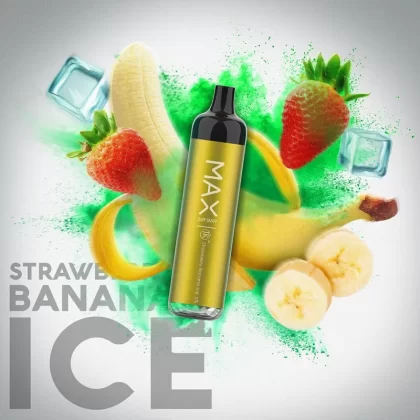 AIR BAR MAX STRAWBERRY BANANA ICE – 2500PUFF DISPOSABLE 5%
