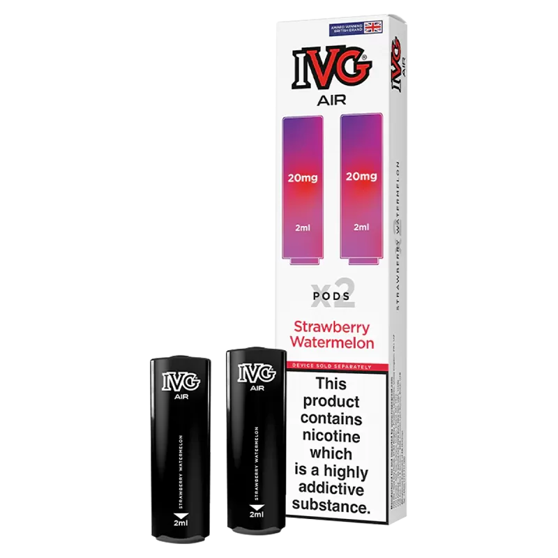 Strawberry Watermelon IVG Air Replacement Pods - Vapeshop Co