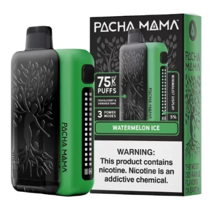 Watermelon Ice Disposable Vape (75000 Puffs) by Pachamama 75K
