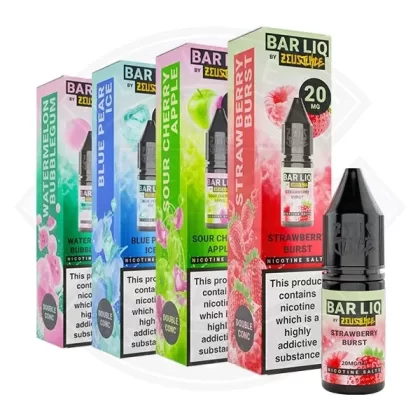 Zeus Juice Barliq Salt 10ml (20mg) - Berry Lemonade, Blackcurrant Juice