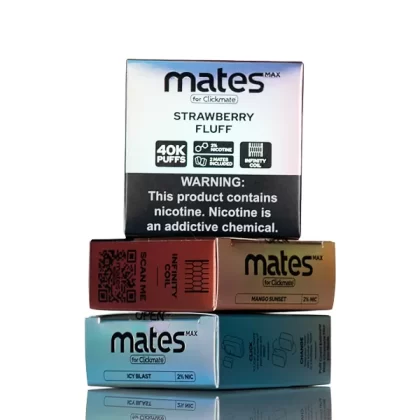 7 Daze Clickmate Mates Max Recharge 2% Nic - Virginia Tobacco