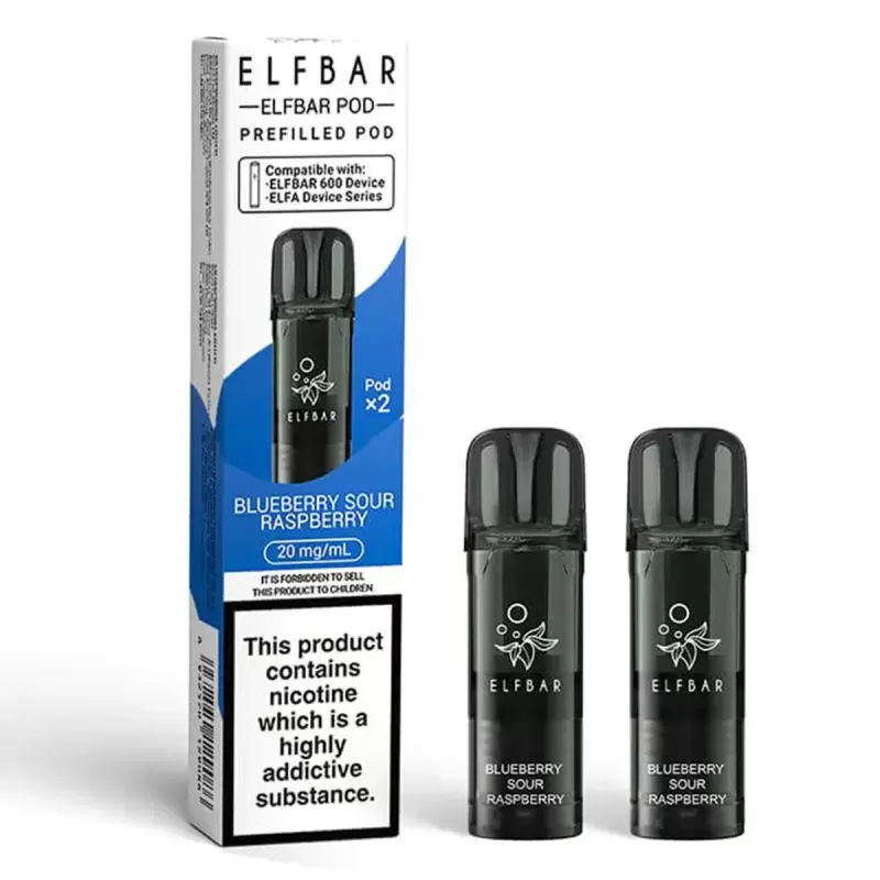 Elf Bar 600 Prefilled Pods - Blueberry Raspberry - Image 3