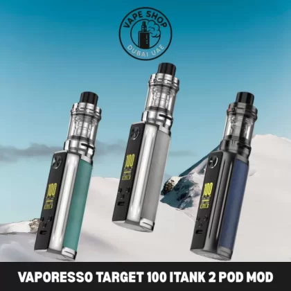 VAPORESSO Target 100 iTank 2 Pod Mod in Dubai - Fiery Orange, JADE GREEN