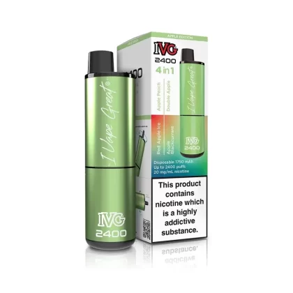 IVG 2400 2 in 1 Multi Flavour Apple Edition