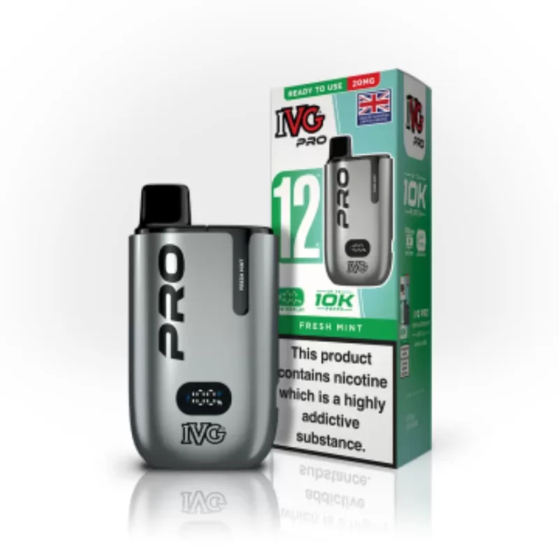 IVG Pro 12 Fresh Mint Vape Kit - Strength#20mg