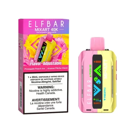 ELF BAR MIXART 40K – PINEAPPLE PEACH ICE