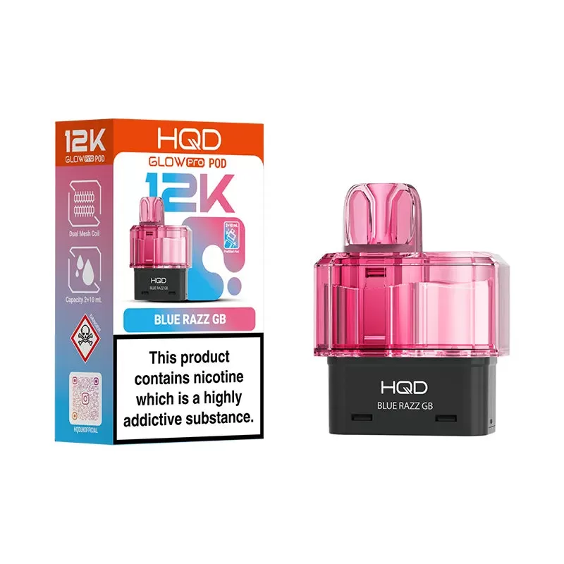 HQD Glow Pro 12K Refill Pods - Blueberry Sour Raspberry - Image 3