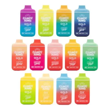 Candy King Gold Bar 6000 Puffs Disposable Vape 50mg 13mL