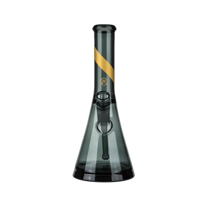 Marley Natural Water Pipe Smoked Glass Gold Stripe Decal - Ejuicewarehouse