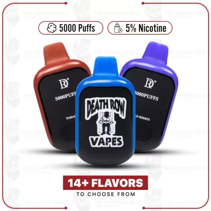 DEATH ROW Disposable Vape Device 5000 Puffs $15.95 - Thevapersworld