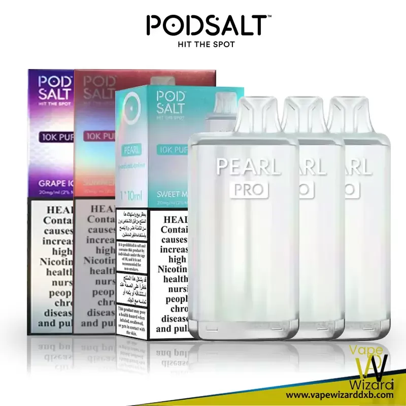 Pod Salt Pearl Pro 10000 Puffs Disposable Vape in UAE - Vapewizarddxb