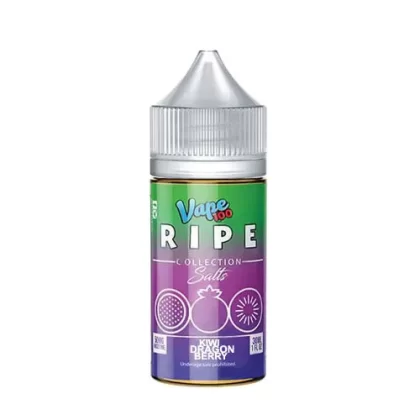 Kiwi Dragon Berry by Vape 100 Ripe Collection Salts 30ml - Vape Product, Vape Product
