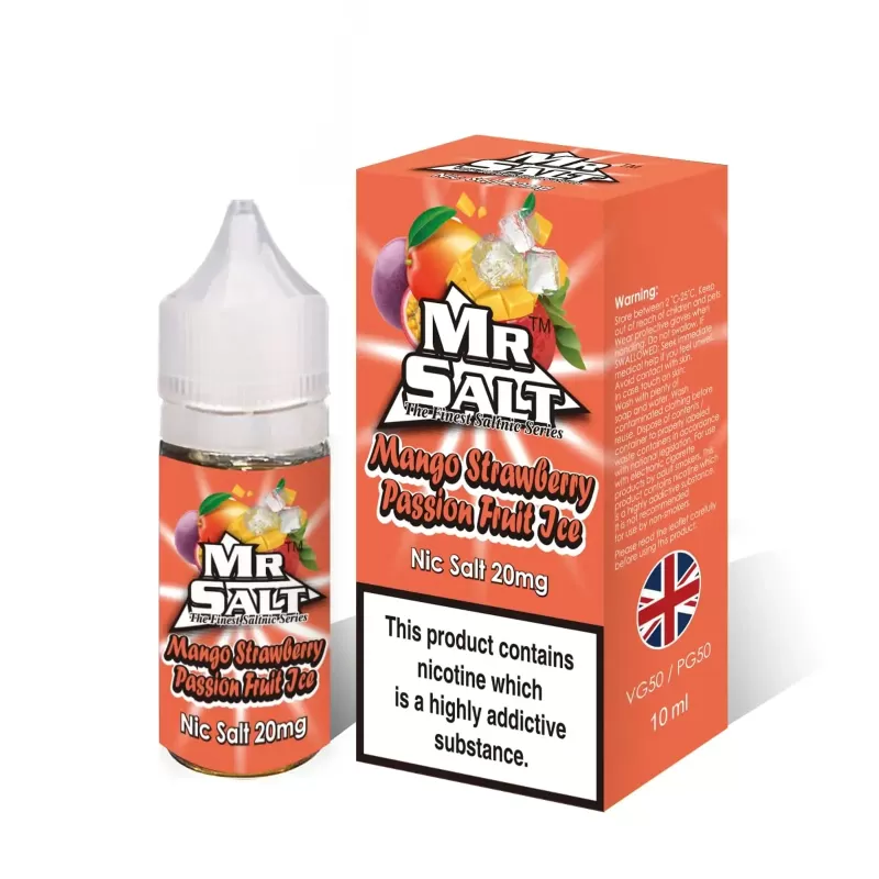 Mr. Salt Eliquid 10ml - Box of 5 - Strawberry / 20MG - Image 3