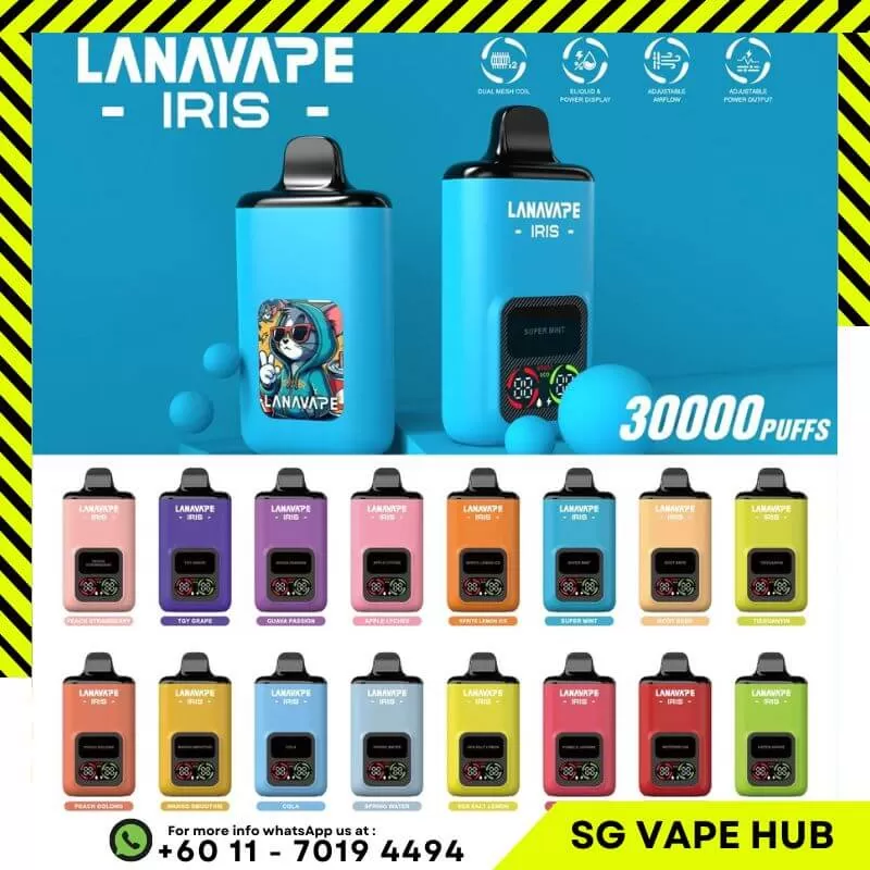 LANA IRIS 30000 Puff - Peach Oolong - Image 3