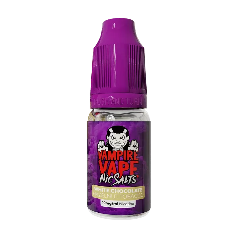 White Chocolate Hazelnut Tobacco Nic Salt by Vampire Vape - Vape Product, Vape Product