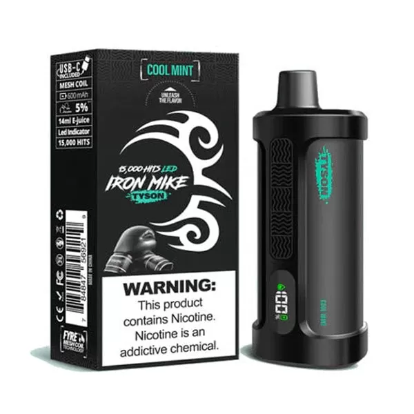 Tyson 2.0 Iron Mike 15K Disposable Device - 15,000 Puffs - Frozen Mango - Image 2