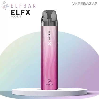 Elf Bar ELFX Pod Kit – Silver Pink - Pod Kit / Elf Bar / max. 30 Watt / 2ml / USB-C