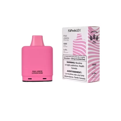 ZPODS LEX Pod System – 10K Puff Vape Pods – Pink Lemon