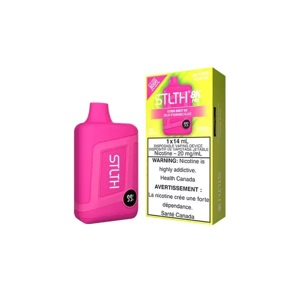 Stlth 8K Pro Disposable Vape – Citrus Burst Ice - Eliquidsupply