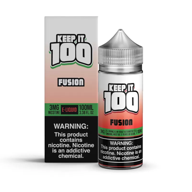 KEEP IT 100 - Fusion - 100ML E-Liquid - 0MG