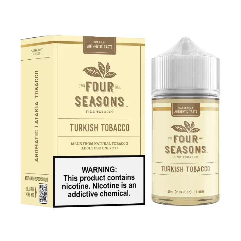 FOUR SEASONS - Turkish Tobacco - 60ML E-Liquid
