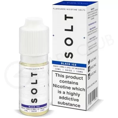 Black Ice Nic Salt E-Liquid by Solt - Ecigpremium