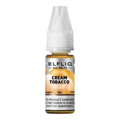 ElfLiq Cream Tobacco Nic Salt Vape Juice 10ml