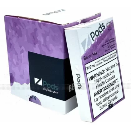 Z pods STLTH Compatible – Berry Mix - Nicotine#Supreme Nic Blend 20MG with 50MG Throat HitOutside Ontario>Ontario