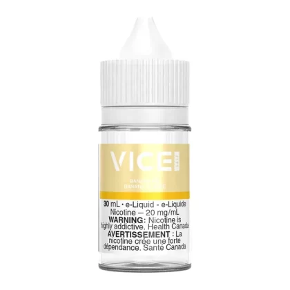 Vice Salt Nic E-Liquid – Banana Ice 30ml - 12mg/ml, 20mg/mL