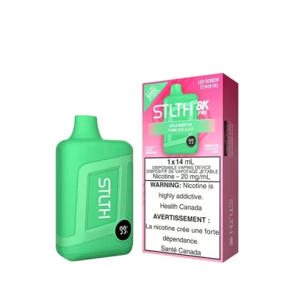 STLTH 8K Pro Apple Berry Ice Disposable Vape Pen