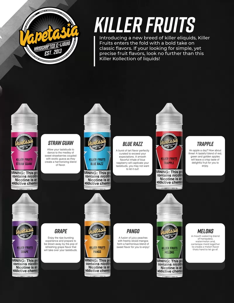 Vapetasia E-Liquid 100ml - ICED Trapple / 6mg - Vapeciga - Image 3