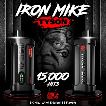 Tyson 2.0 Iron Mike 15K Disposable Device - 15,000 Puffs - Cherry Berry
