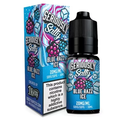 Seriously Salty Blue Razz Ice Nic Salt E-Liquid - 20mg