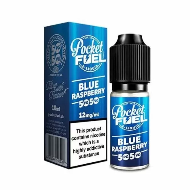 Pocket Fuel Blue Raspberry 50/50 E Liquid (10ml)